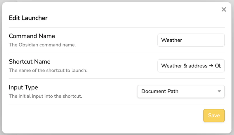 Obsidian daily - Settings